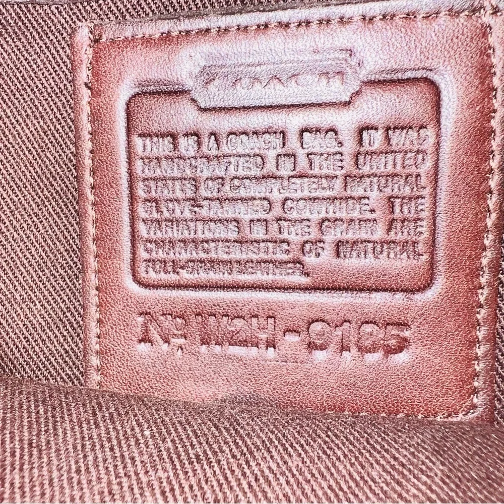 Vintage COACH Whitney Satchel 9185